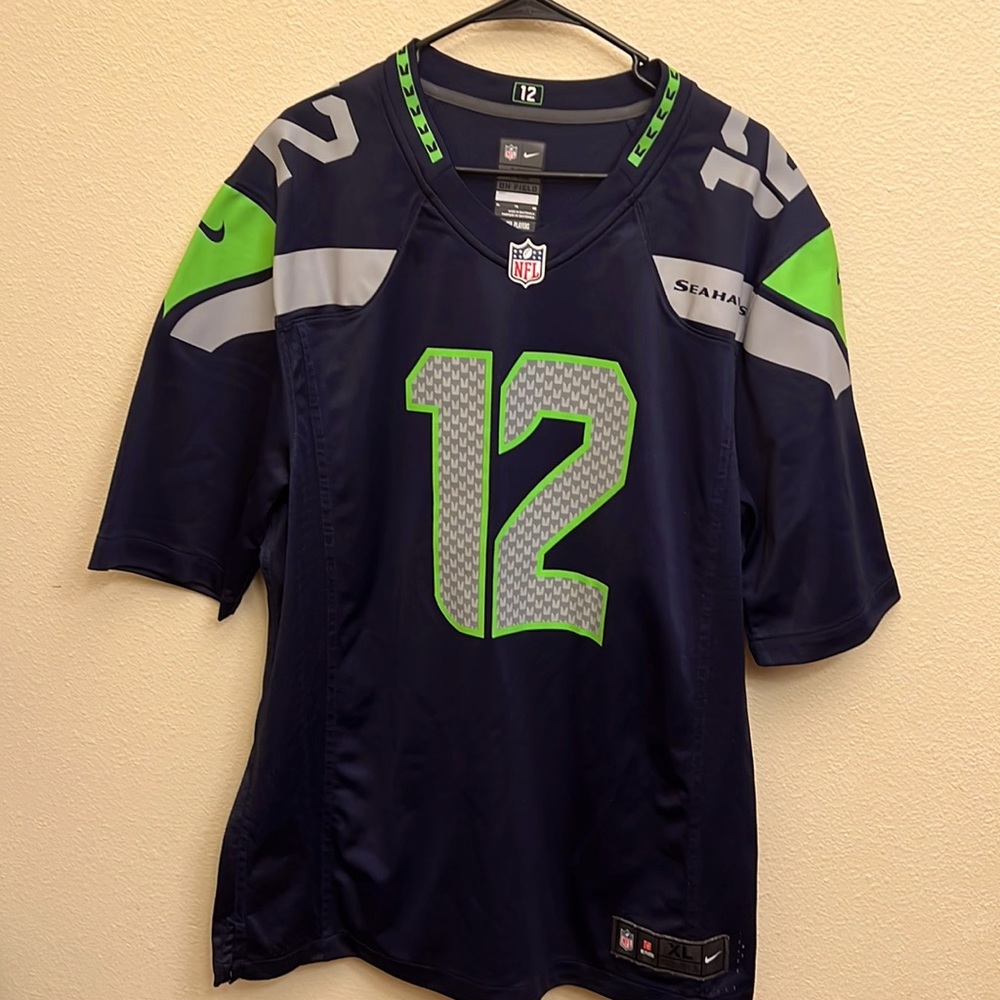 Nike Seattle Seahawks jersey #12th FAN. Sz XL